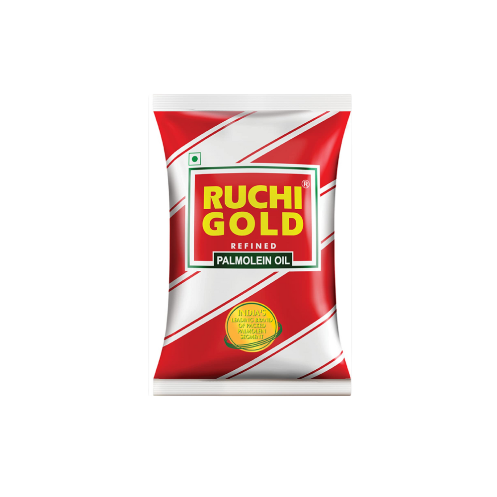 RUCHI Gold Refined Palmolein Oil, 850 g Pouch