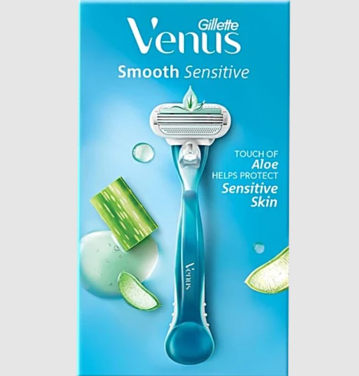 Gillette Venus Hair Removal Razor - With Aloe Extracts, For Women, 1 pc