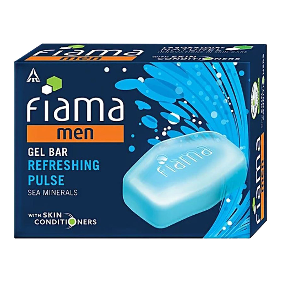 Fiama Refreshing Pulse Men Gel Bar, 125 g