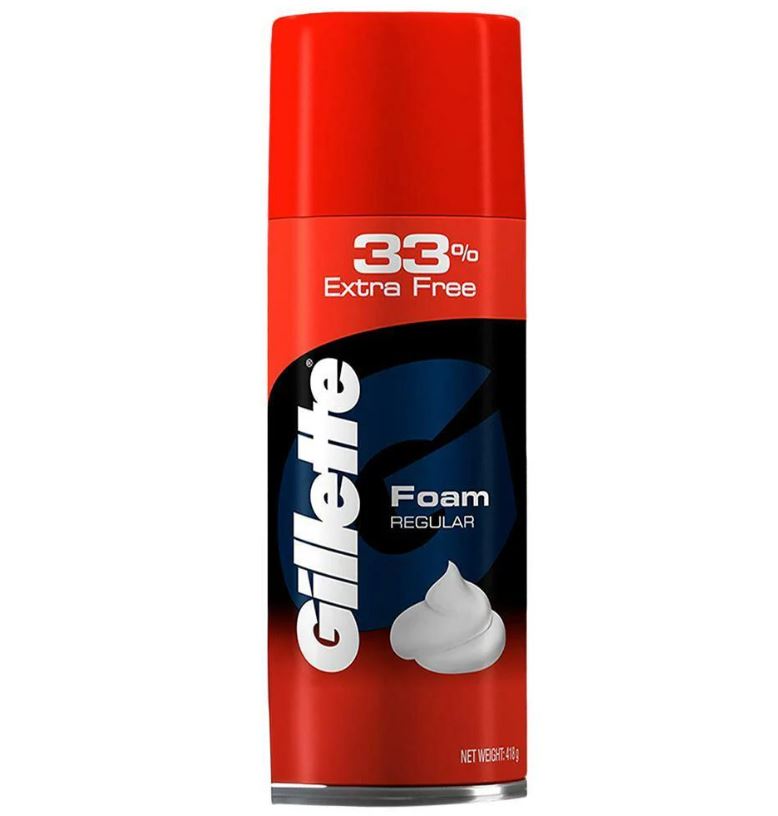 Gillette Gillette Regular Shaving Foam for Men, 418 gm Foam