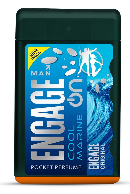 Engage On Cool Marine Men's Pocket Perfume - 17 ml