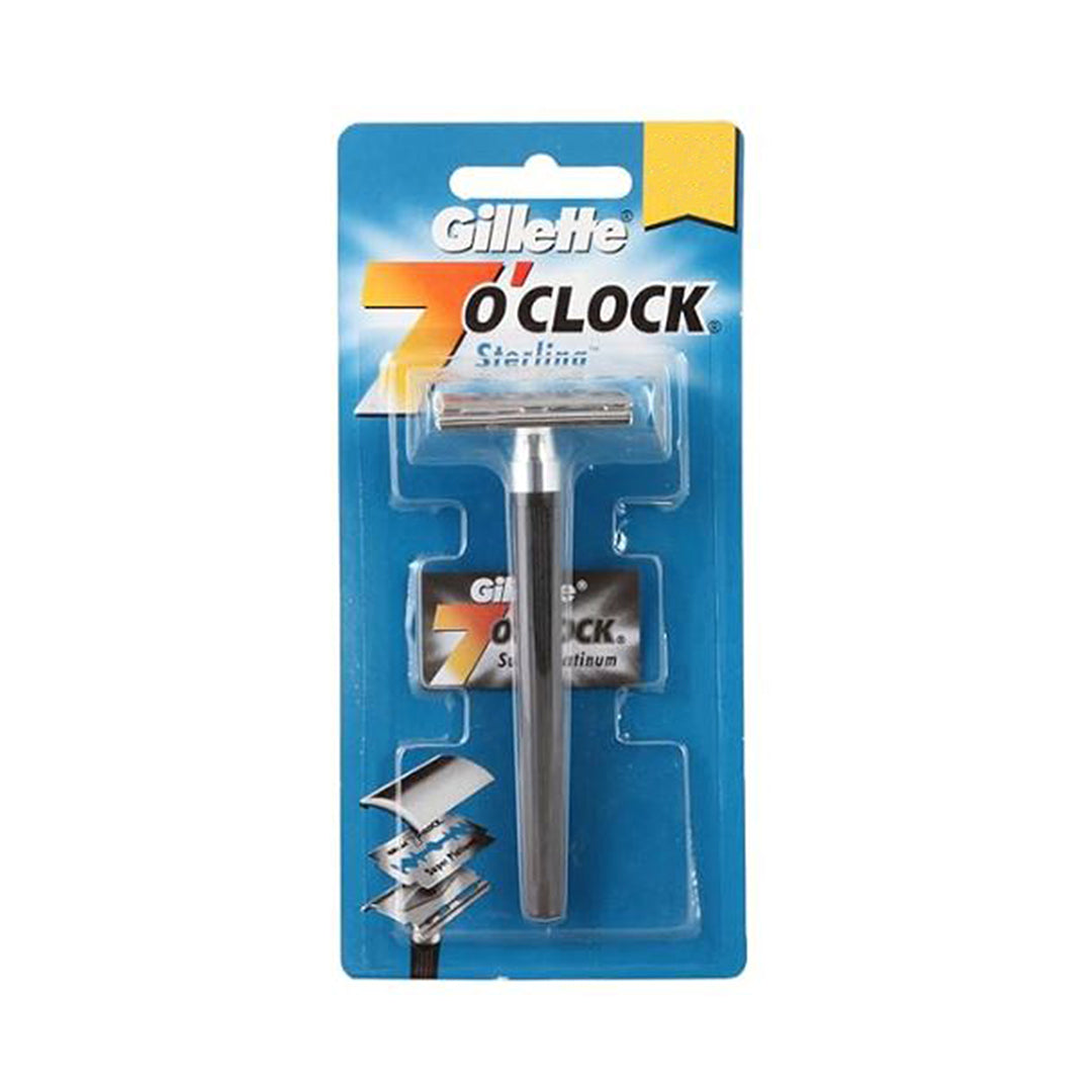 Gillette 7 O Clock Razor - Sterling, 1 pc