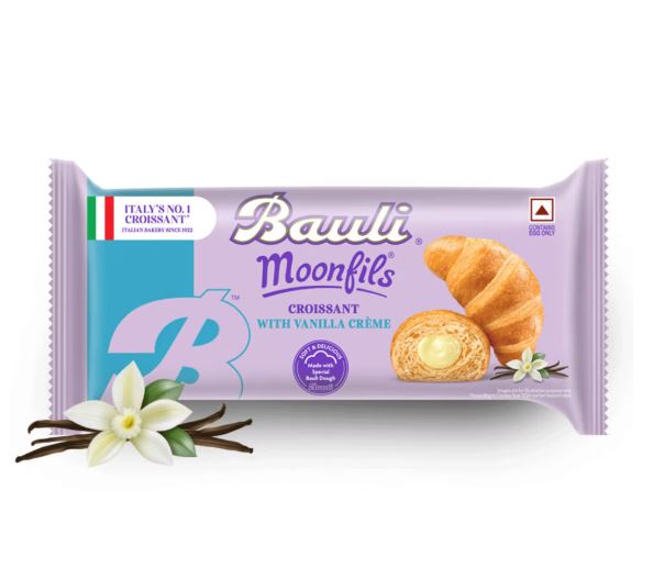 Bauli Moonfils Croissant - Vanilla Creme, 45 g