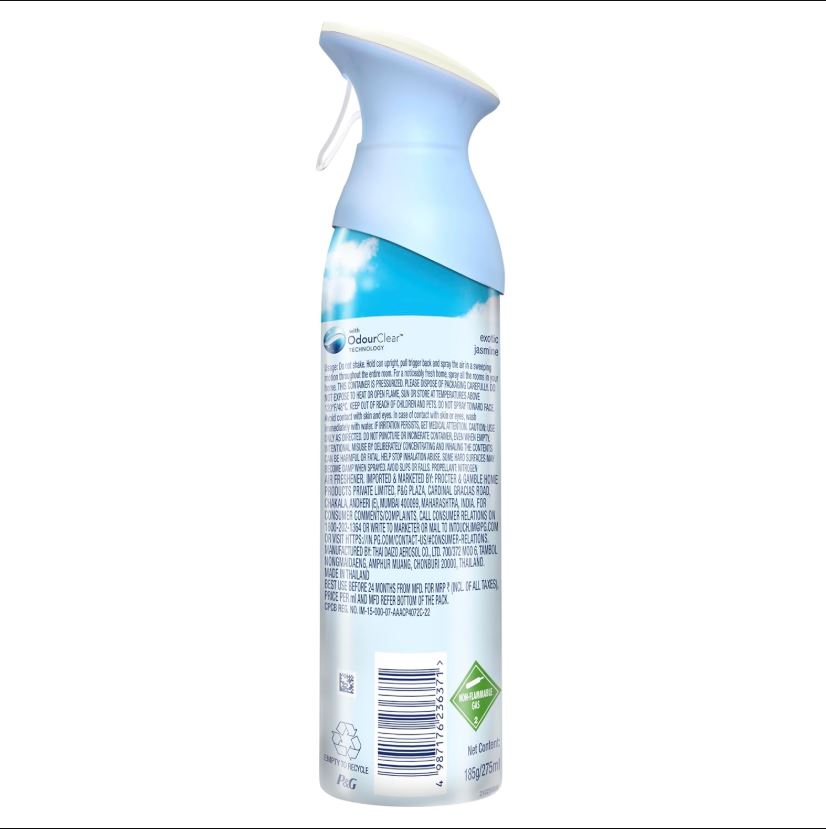 Ambipur Exotic Jasmine Air Freshener, 275 ml