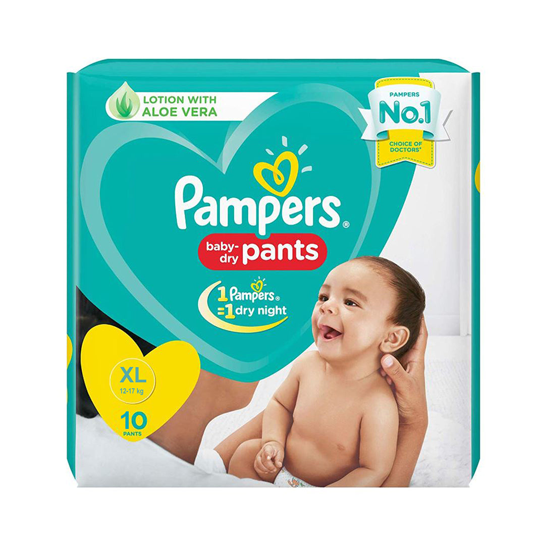 Pampers Complete Skin Comfort Diaper Pants - XL, 10 pcs