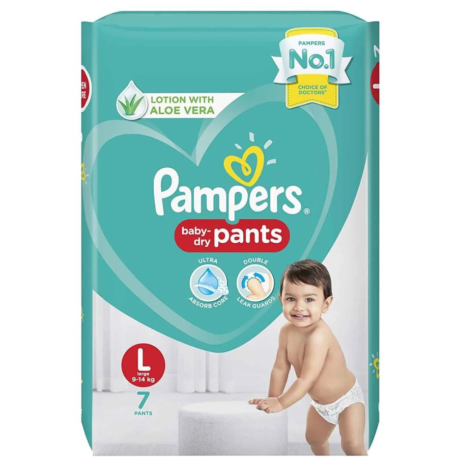 Pampers Complete Skin Comfort Diaper Pants - L, 7 pcs