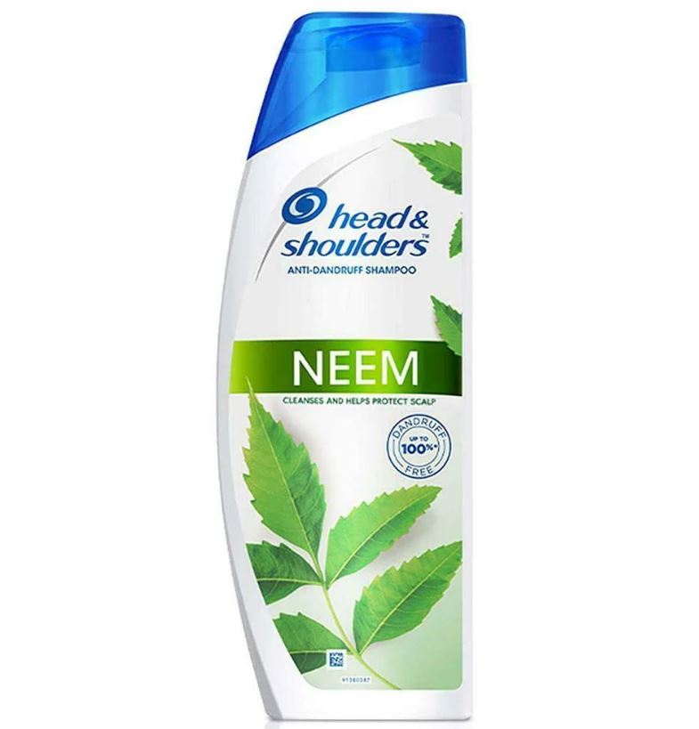 Head & Shoulders Anti-Dandruff Shampoo - Neem, Cleanses & Help Protect Scalp, Upto 100% Dandruff Free, 180 ml
