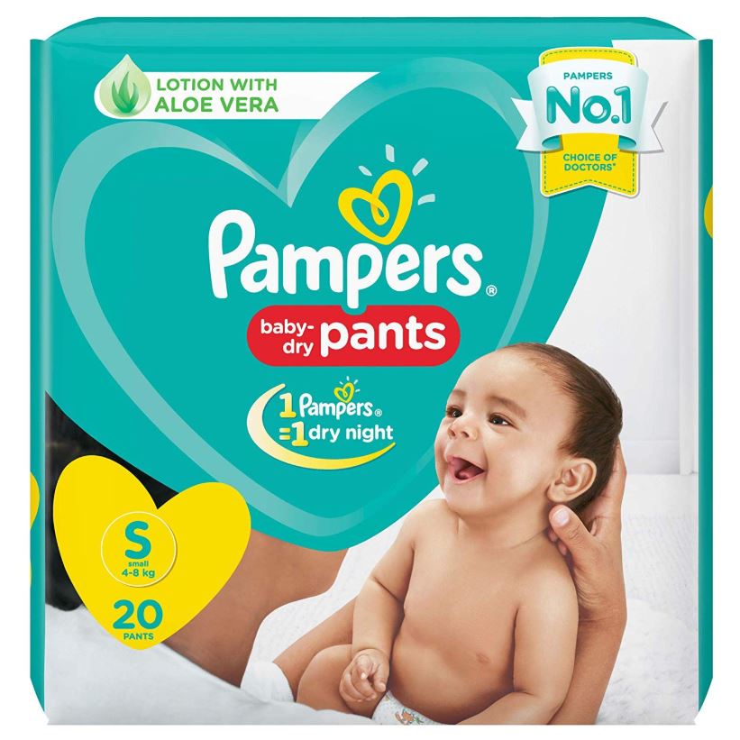 Pampers Complete Skin Comfort Diaper Pants - S, 20 pcs