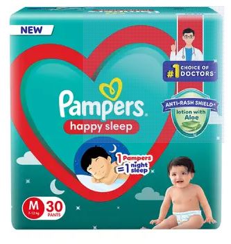 Pampers Complete Skin Comfort Diaper Pants - M, 30 pcs