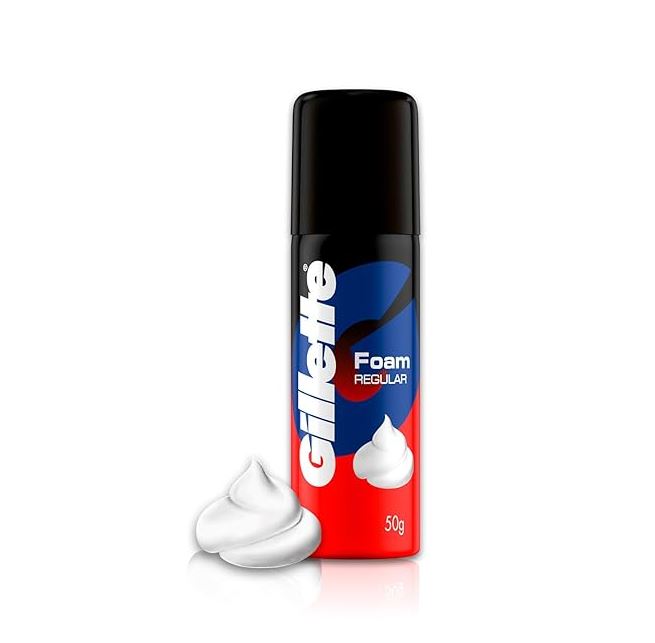 Gillette Pre Shave Foam - Classic, Regular, 50 g Bottle