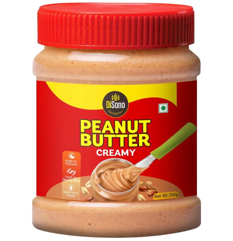 Disano Creamy Peanut Butter, 350 g Jar