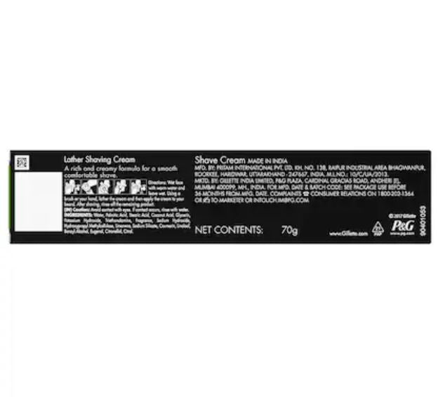 Gillette Pre Shave Cream - Lime, 70 g Tube
