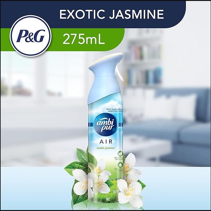 Ambipur Exotic Jasmine Air Freshener, 275 ml