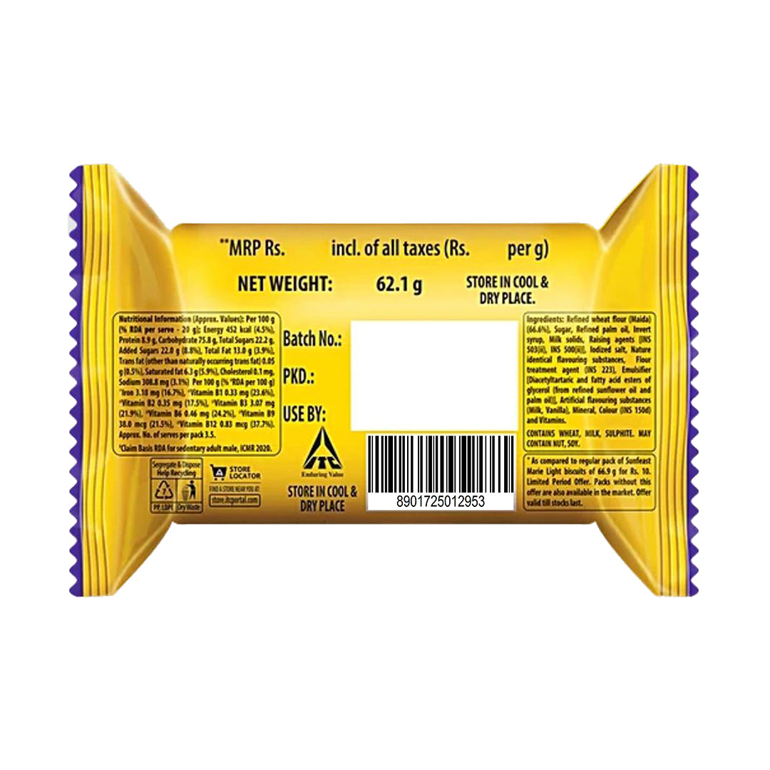 Sunfeast Marie Light Active Marie Biscuits - 62.1 g