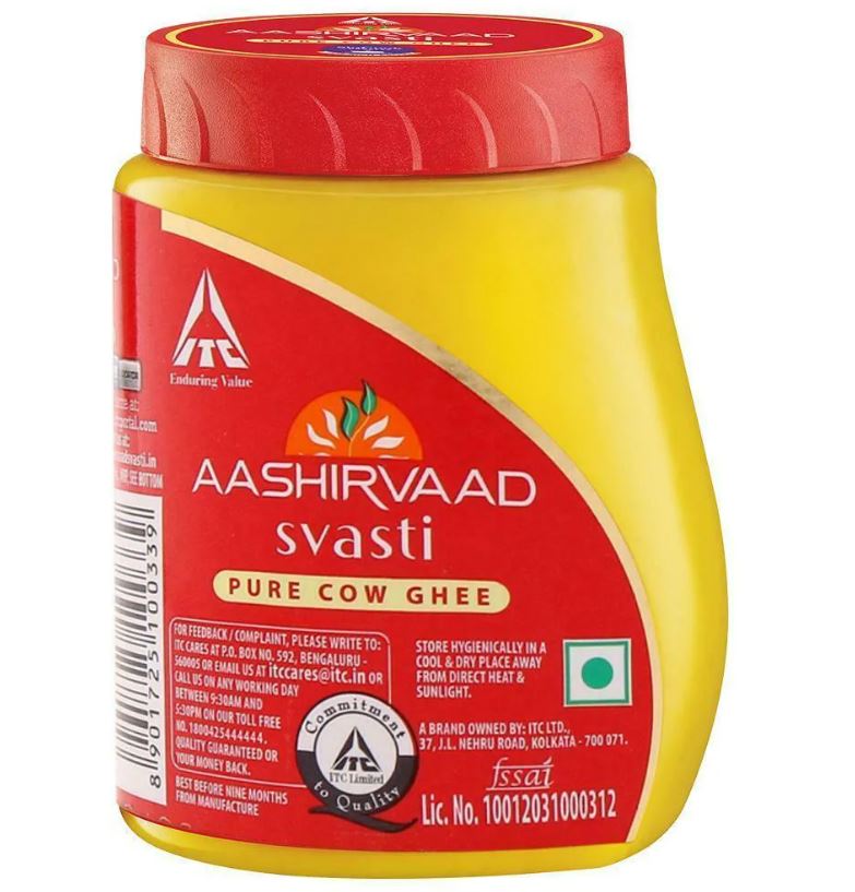 Aashirvaad Svasti Pure Cow Ghee 200 ml