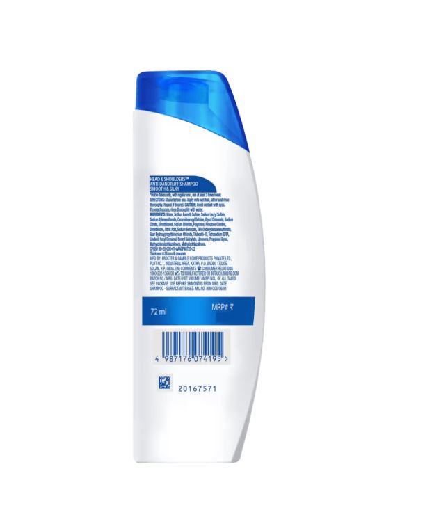 Head & Shoulders Shampoo - Smooth & Silky, 72 ml