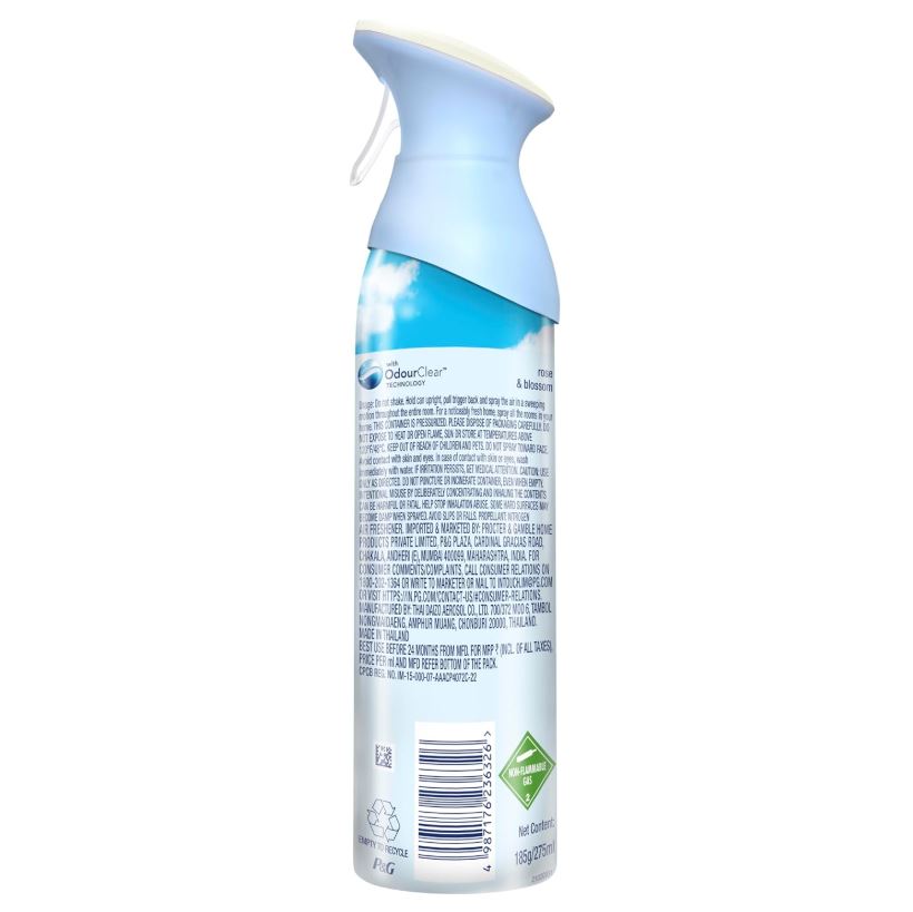 Ambipur Rose & Blossom Air Freshener , 275 ml