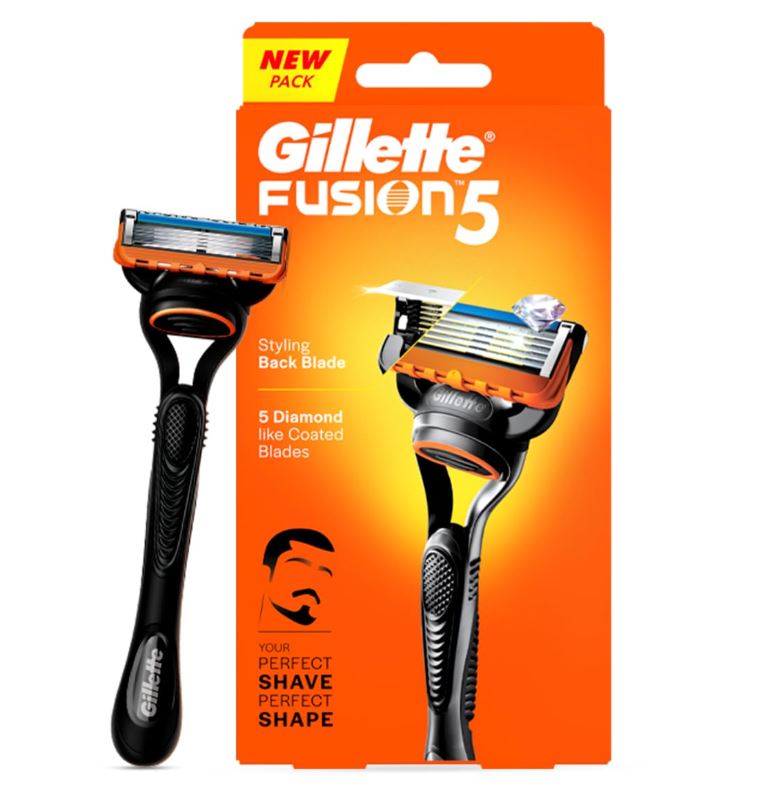 Gillette Fusion 5 Manual Razor For Men With Anti-Friction Blade, 1 pc