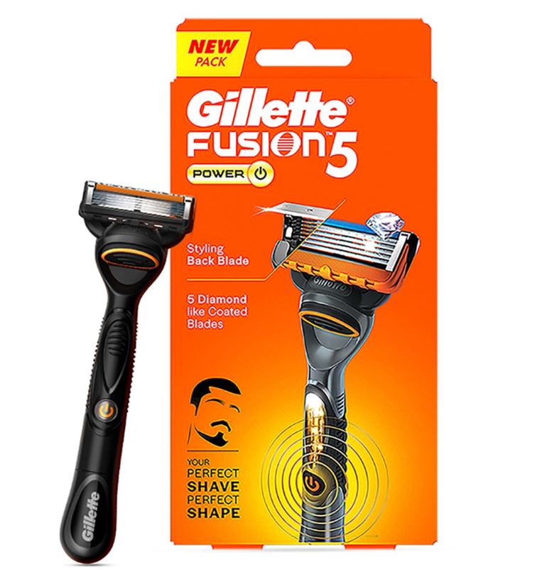 Gillette Fusion Power Razor For Men - Perfect Shave & Beard Shape, 1 pc
