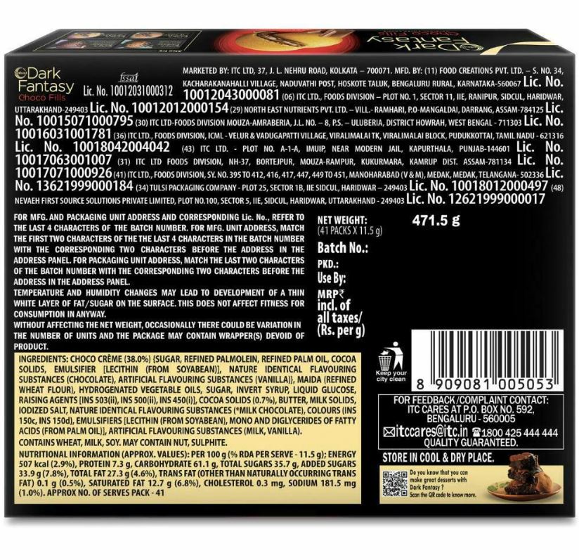 Sunfeast Dark Fantasy Choco Fills 471.5 g