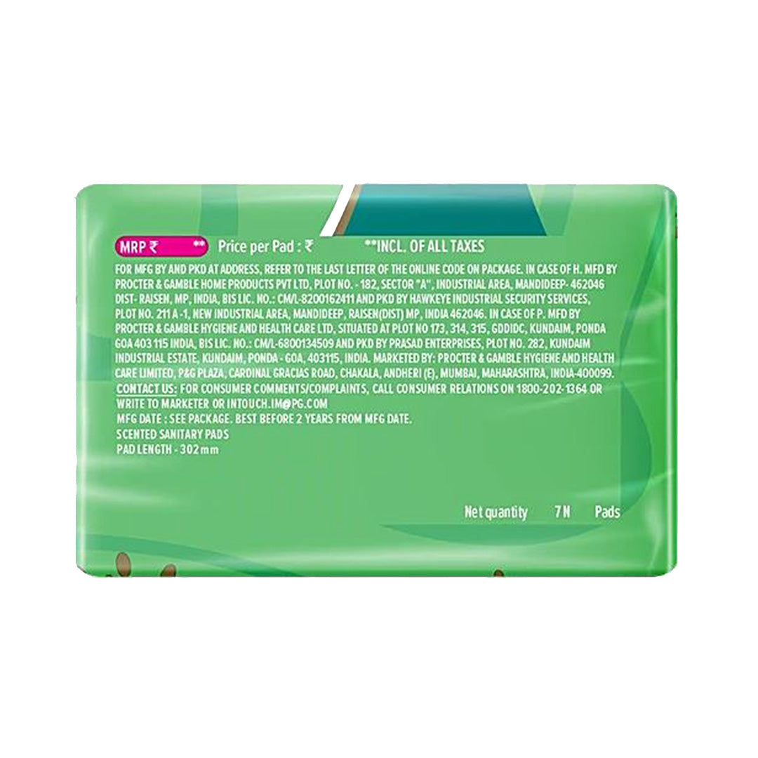 Whisper Ultra Up To No Gap No Leaks Sanitary Pads, XL+, 7 pcs