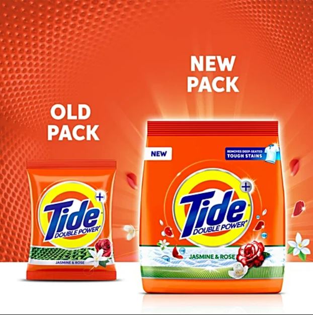 Tide Plus Detergent Washing Powder - Jasmine & Rose, 500 g