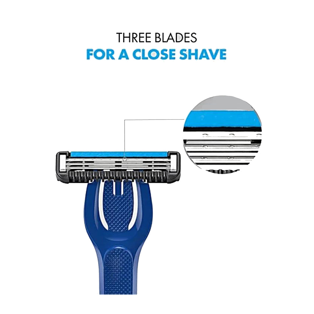 Gillette Guard 3 Razor for Men Shaving Kit 1 Razor With 2 Cartridges, 3 pcs