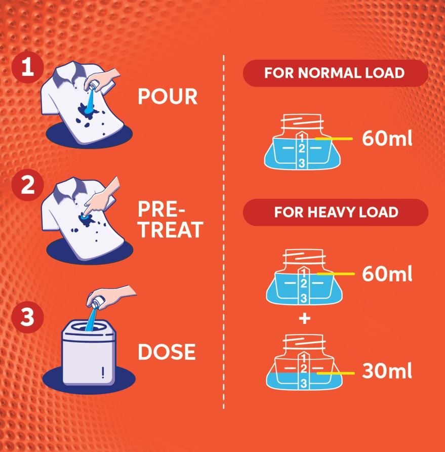 Tide Matic Liquid Detergent Top Load - Stain Removal In Washing Machine, 850 ml Bottel