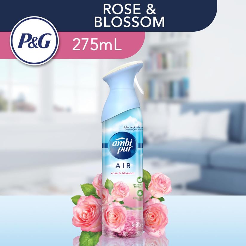 Ambipur Rose & Blossom Air Freshener , 275 ml