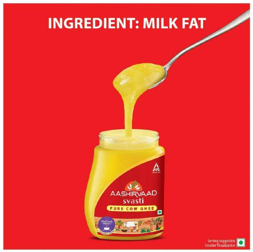 Aashirvaad Svasti Pure Cow Ghee 200 ml