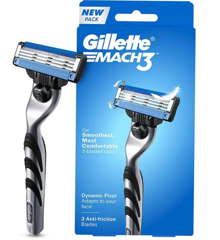 Gillette Mach3 - Manual Shaving Razor, 1 pc