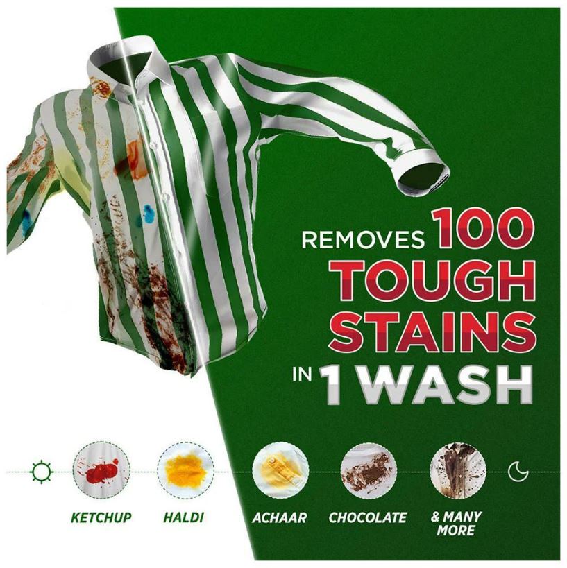 Ariel Matic Detergent Powder Top Load - Stain Removal In Washing Machine, 500 g