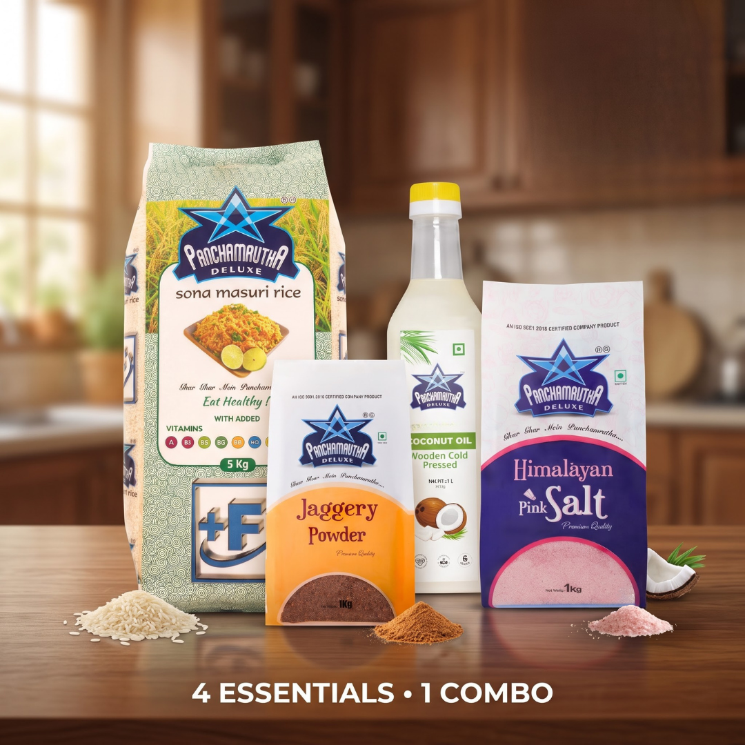 Sona Masuri + Coconut Oil Combo kit
