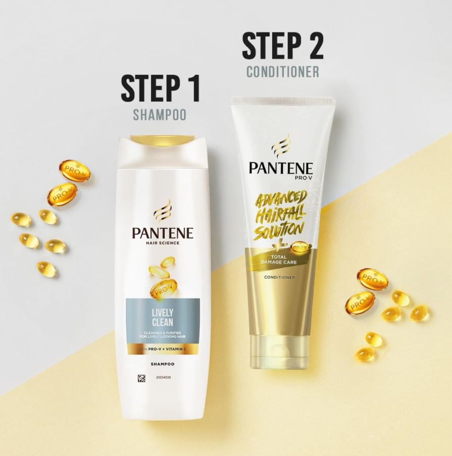 Pantene Hair Science Lively Clean Shampoo, 200 ml