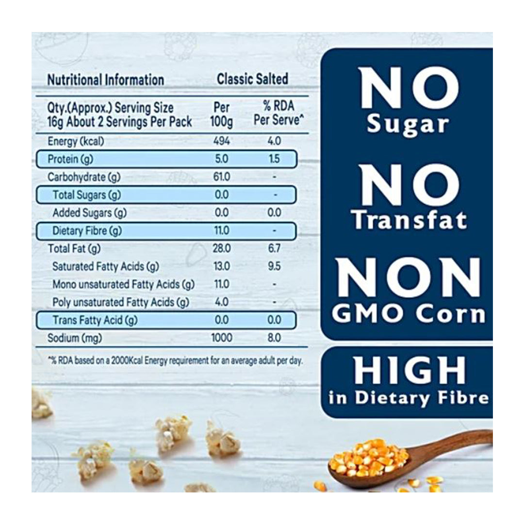 ACT II Classic Salted Instant Popcorn, 40 g