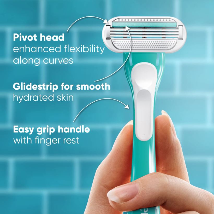 Gillette Venus Skin Love with Skin Essence | Women’s Razor for Hair Removal, 1 pcs