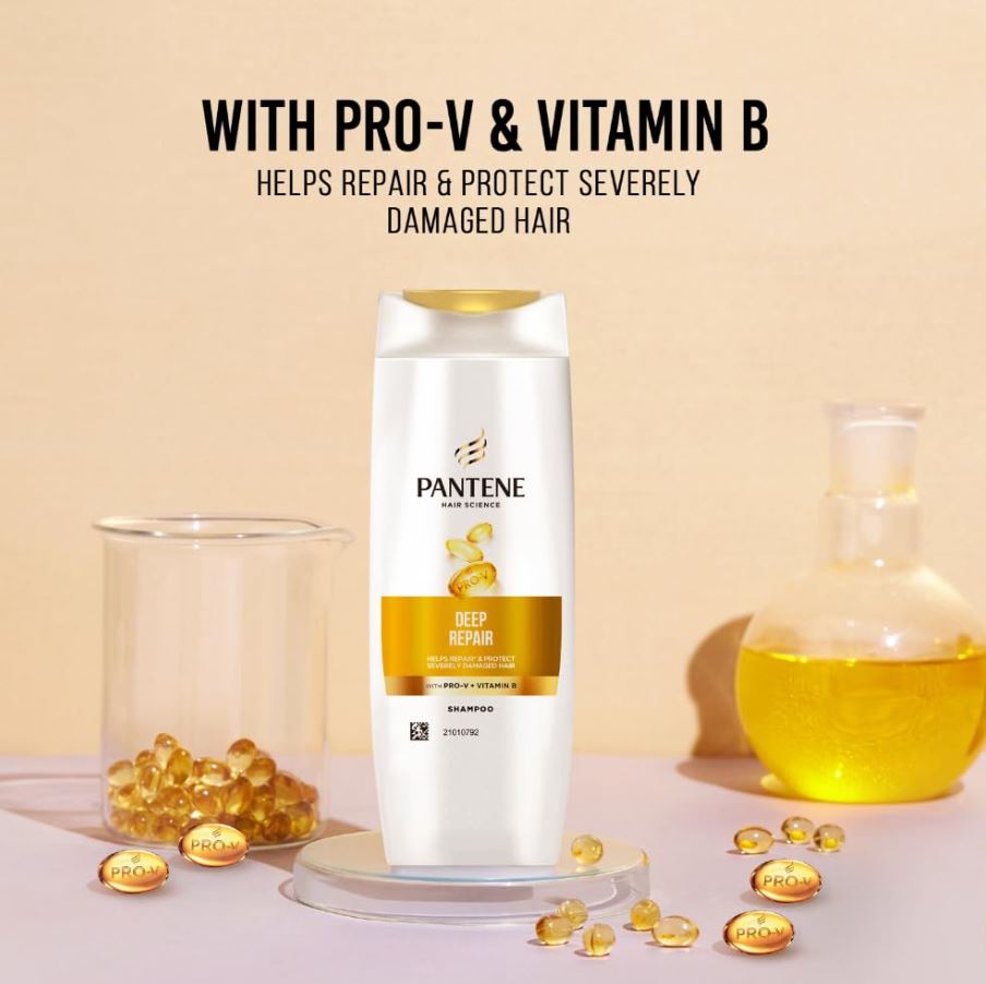 Pantene Hair Science Deep Repair Shampoo, 75 ml