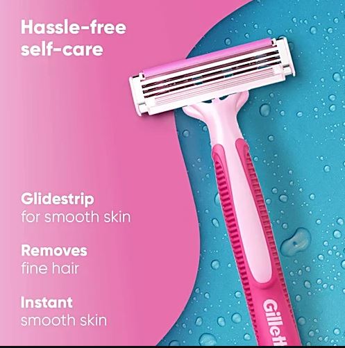 Gillette Venus Simply Venus 3 Blade Hair Removal Razor - For Women, 1 pc