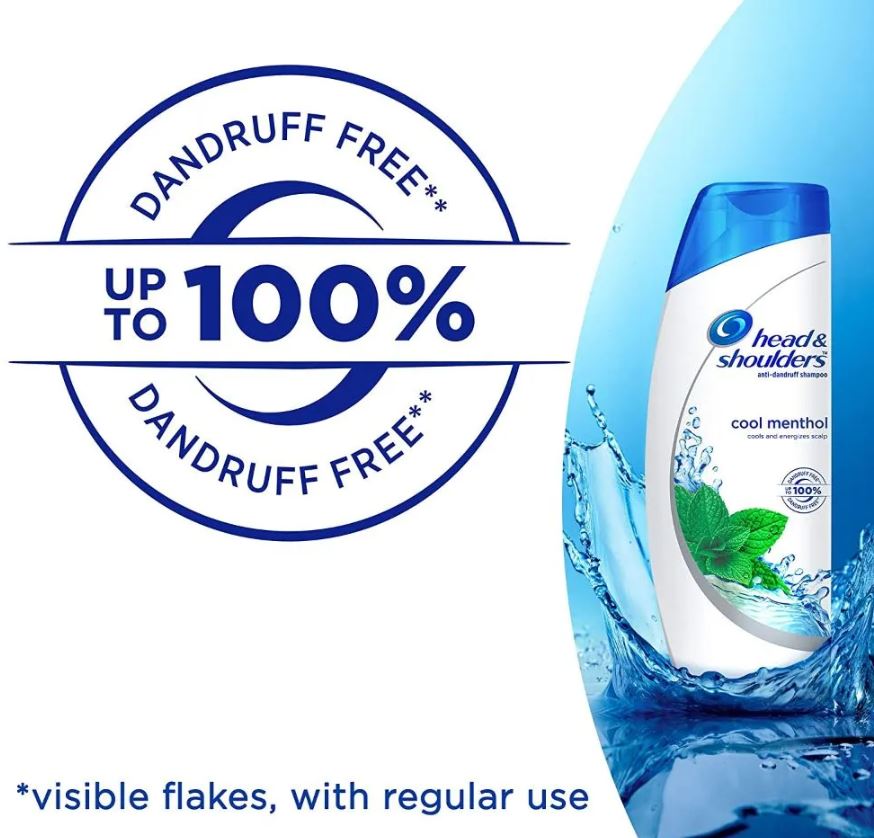 Head & Shoulders Anti-Dandruff Cool Menthol Shampoo, 72 ml