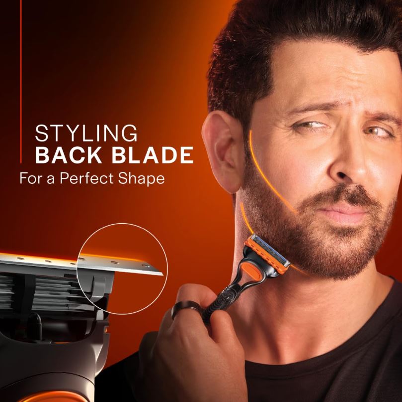 Gillette Fusion Power Razor For Men - Perfect Shave & Beard Shape, 1 pc