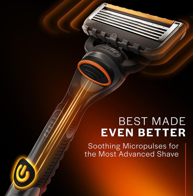 Gillette Fusion Power Razor For Men - Perfect Shave & Beard Shape, 1 pc