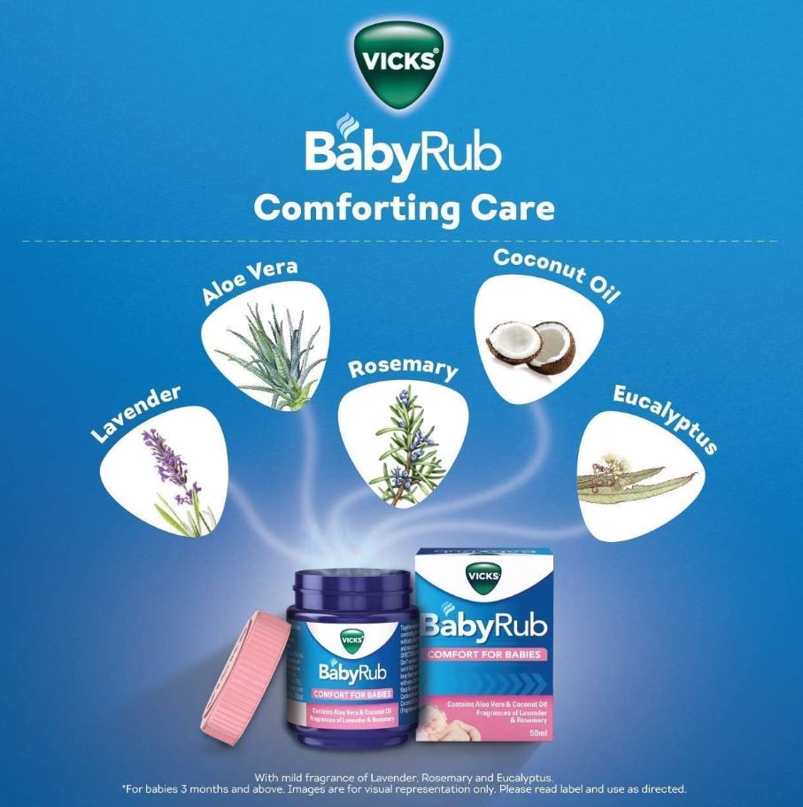Vicks BabyRub - Soothing Vapor, 50 ml