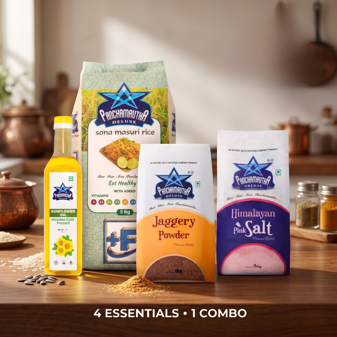 Sona Masuri + Sunflower Oil Combo kit