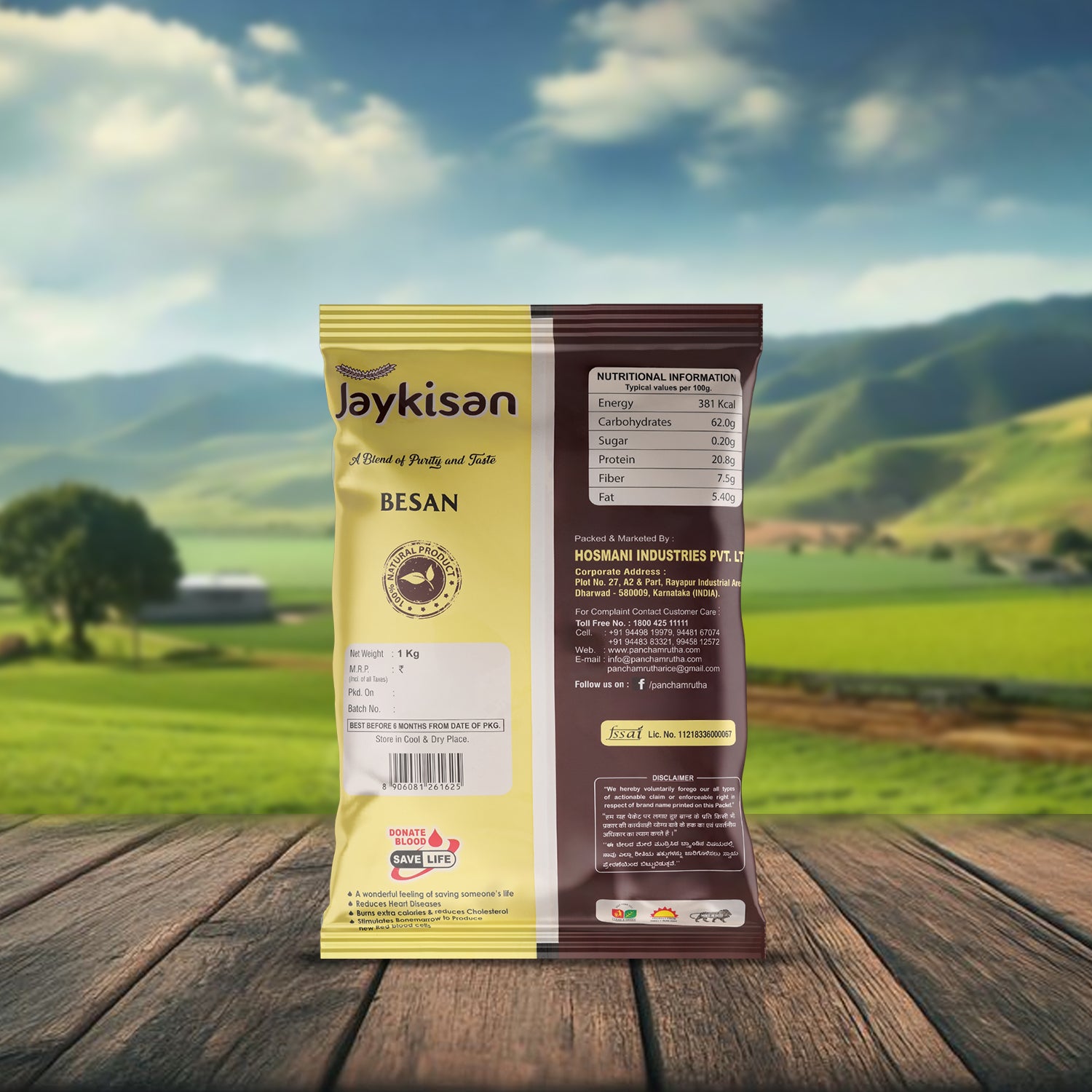 Besan ಕಡ್ಲೆ ಹಿಟ್ಟು, Jaykisan