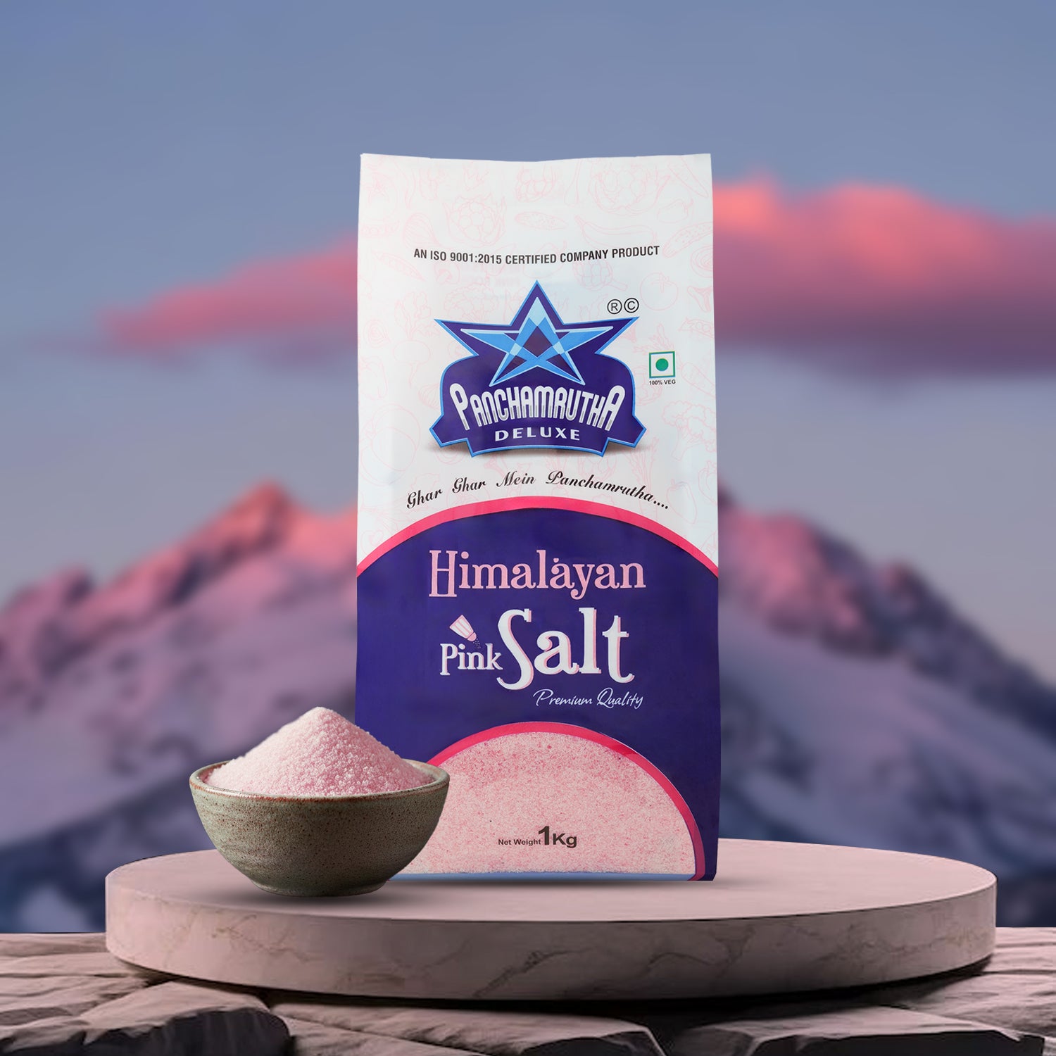 HIMALAYAN PINK SALT ಸೈಂಧಲವನ್ ಉಪ್ಪು, PANCHAMRUTHA DELUXE