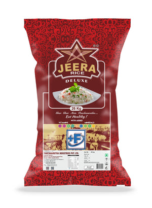 STEAM JEERA RICE (SAMPLE) ಸ್ಟೀಮ್ ಜೀರಾ ರೈಸ್, JEERA DELUXE +F(FORTIFIED WITH 9 ADDED VITAMINS & MINERALS) - Panchamrutha