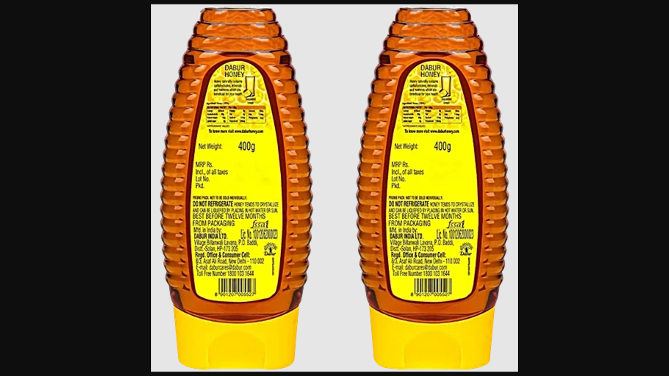 Dabur Pure Honey, 400 g (Buy 1 Get 1 Free)