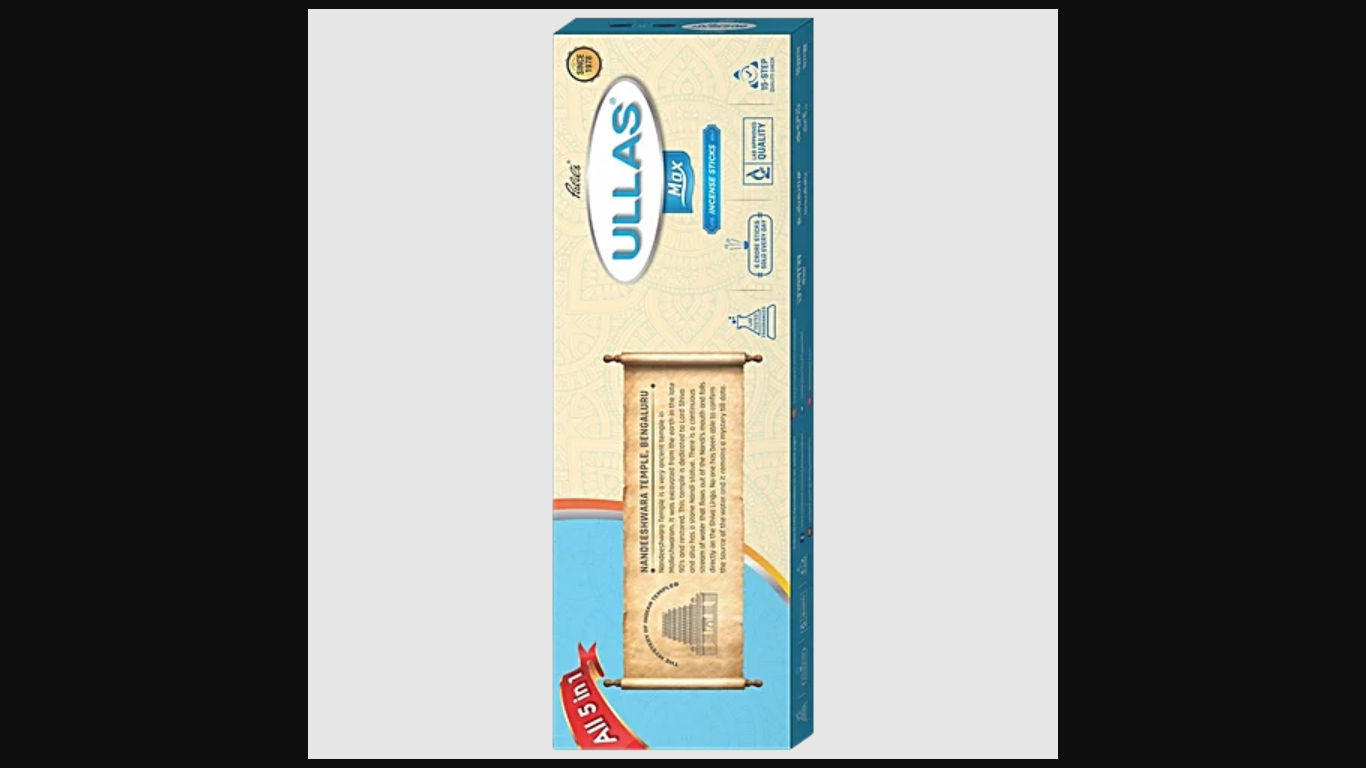 Ullas Max All 5 In 1 Incense Sticks - Exotic Fragrance, 100 g