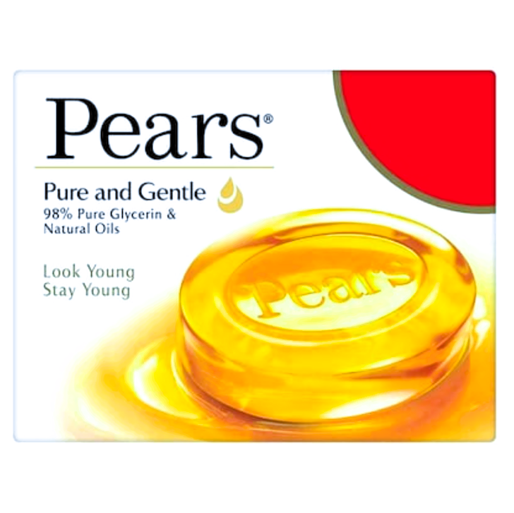 Pears Pure & Gentle Glycerin & Natural Oils, 75 g