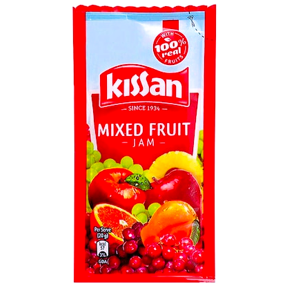 Kissan Mixed Fruit Jam, 11 g Pouch